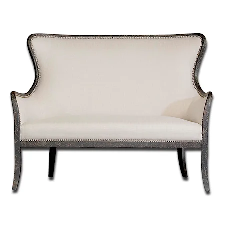 Sandy Transitional Loveseat